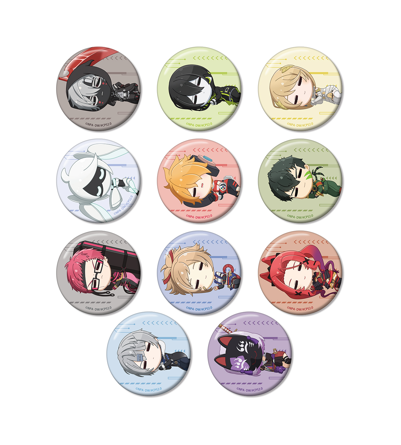 トレーディング ちびころ 缶バッジ- GOODS - #コンパス2.0 戦闘摂理